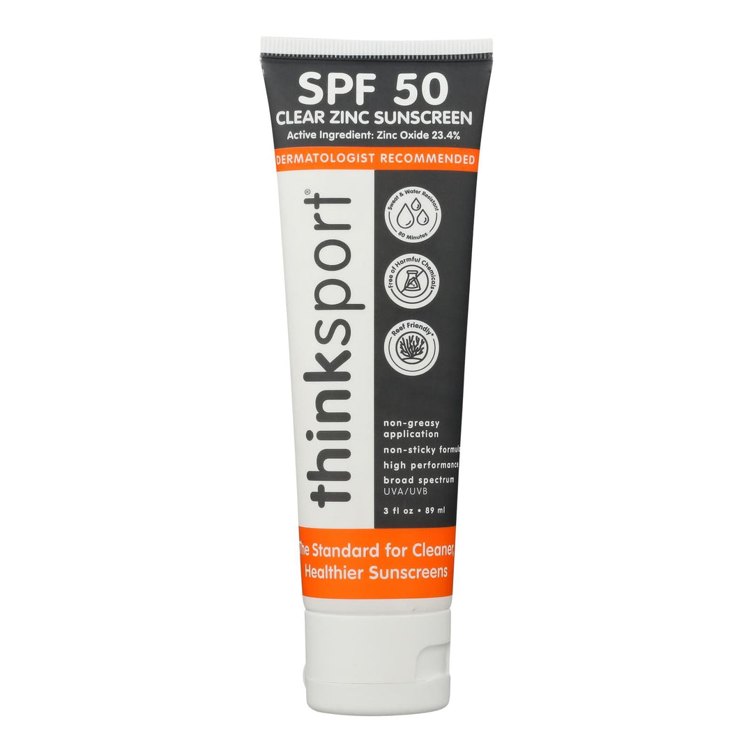 Thinksport - Snscrn Clear Zinc Spf50 - 1 Each - 3 Fz - Maras Green